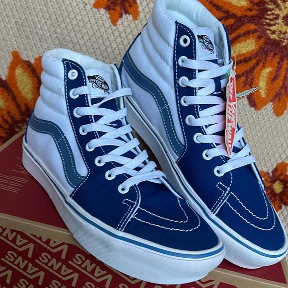 Vans Comfycush Sk8-Hi Tri-Tone True Blue/Moon Men’s sneakers - Picture 9 of 16